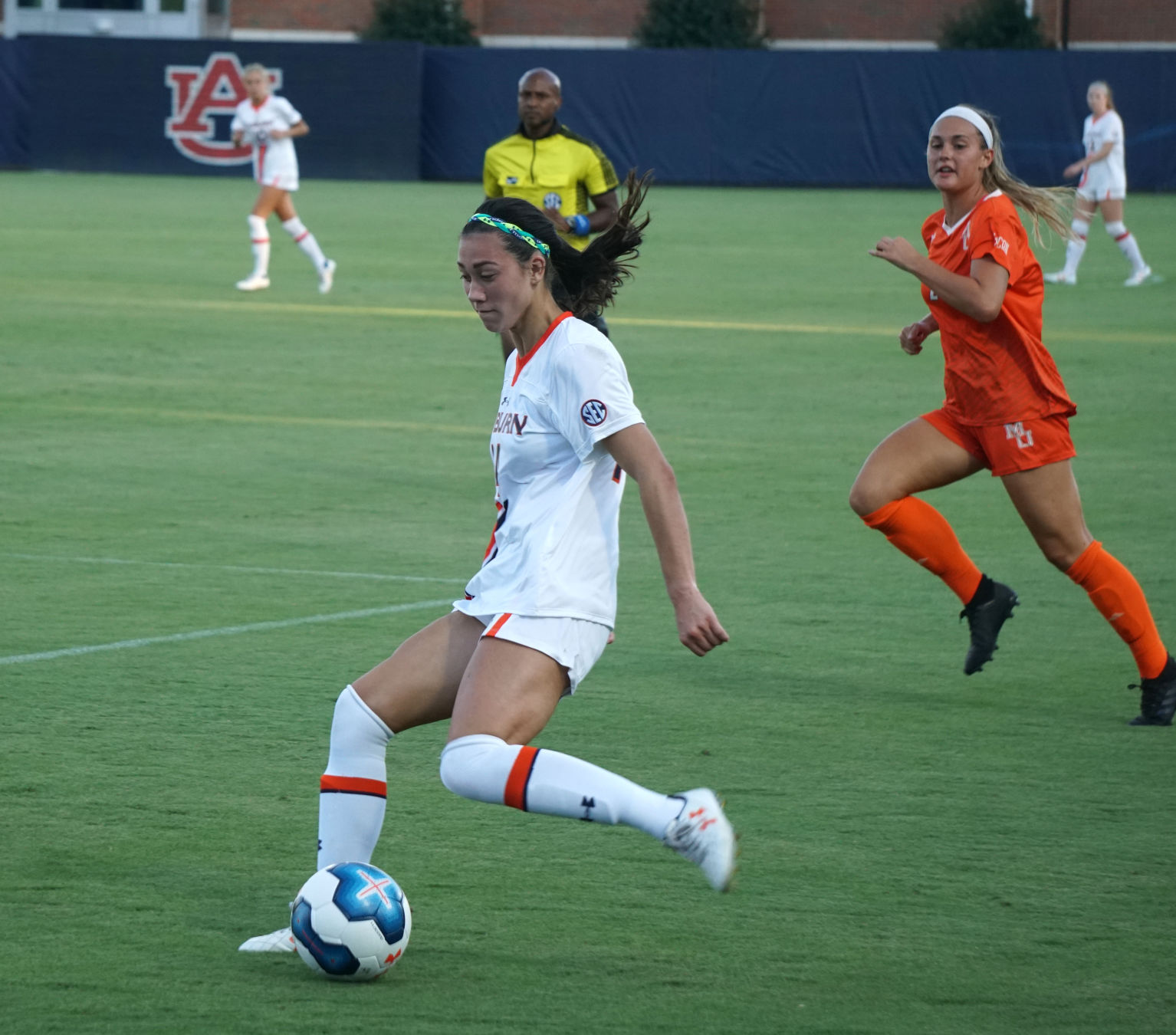 Auburn soccer exhibition against Mercer